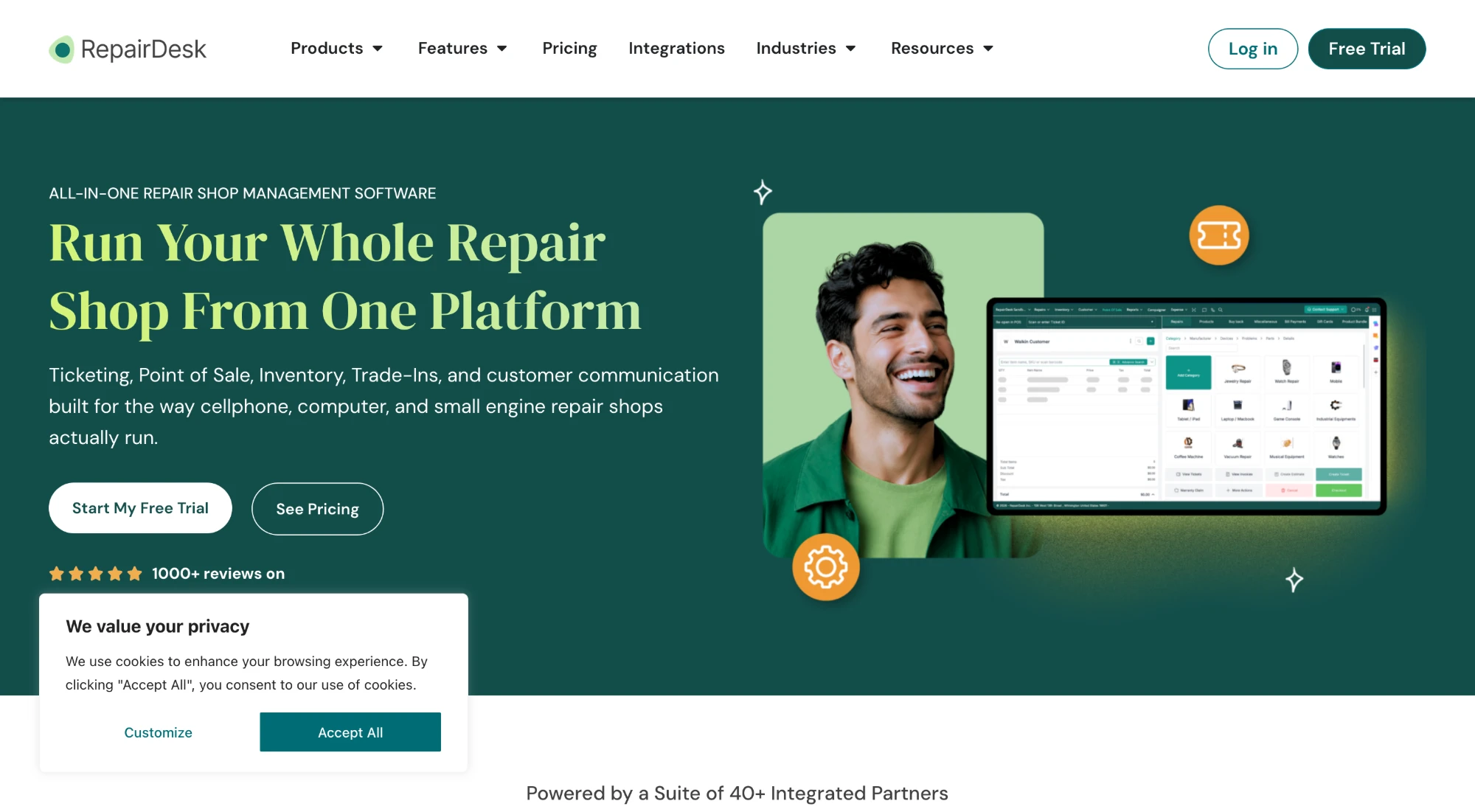 RepairDesk – SaaS POS for Repair Shops